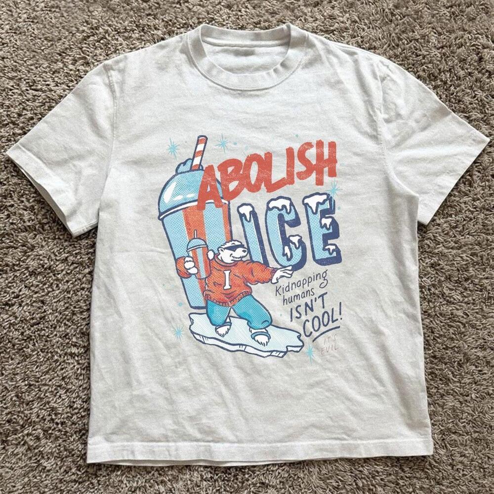 White Abolish Ice Tee